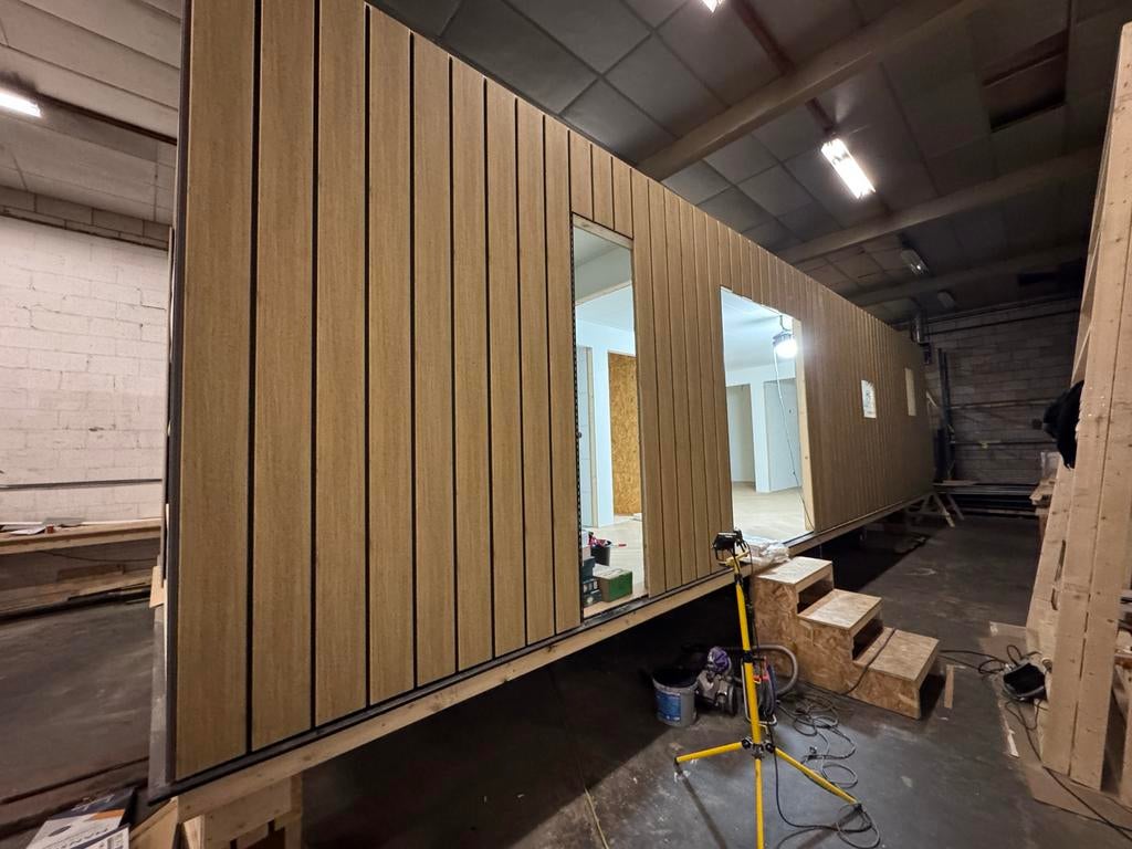 Chalet 11,5 x 4,8 uitvoorraad