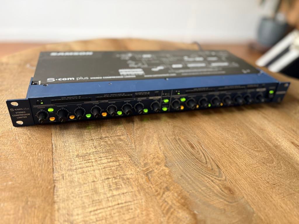 Samson S-com plus stereo compressor, Ophalen of Verzenden, Zo goed als nieuw, Compressor
