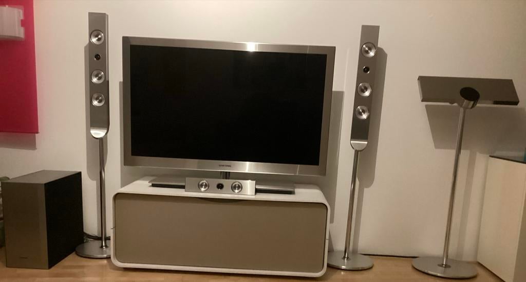 Samsung TV compleet met Home cinema 3.1 Blu-ray, Audio, Tv en Foto, Televisies, Ophalen, LED, Zo goed als nieuw, 100 Hz