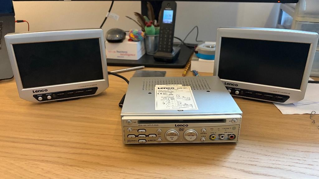 Lenco DVD speler voor in de auto, Gebruikt, Draagbaar, Ophalen, Overige merken
