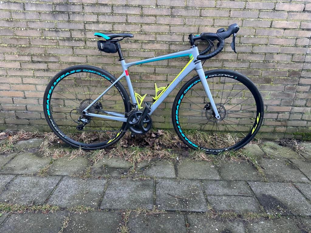 Cube axial disc Carbon dames racefiets, Carbon, Zo goed als nieuw, Meer dan 20 versnellingen, 53 tot 57 cm