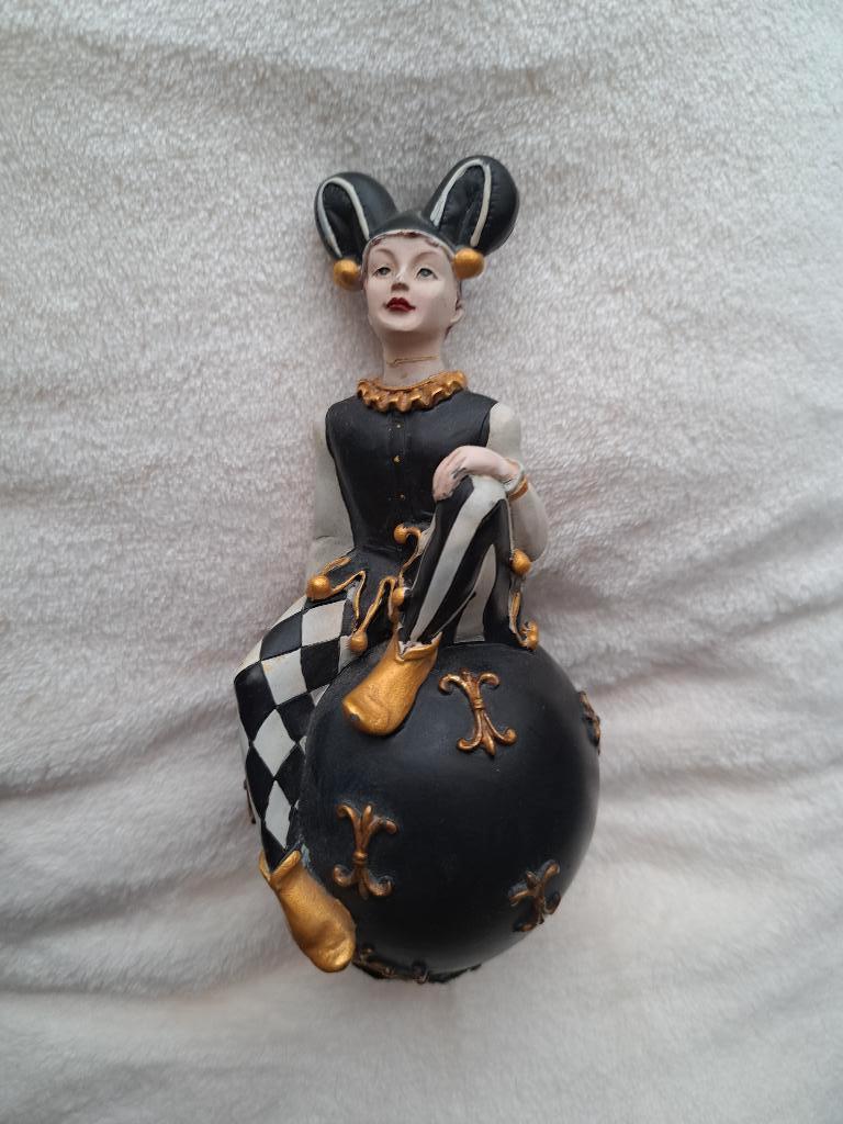 Porseleinen Harlekijn/Dwaas Beeldje, Verzamelen, Ophalen of Verzenden, Zo goed als nieuw, Overige typen