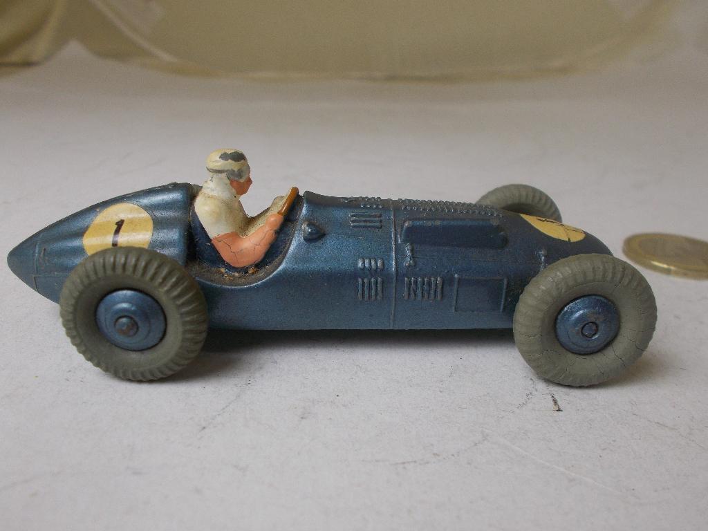 1953 Dinky Toys 23K TALBOT LAGO (Opgeknapt) + DRIVER! (-C-), Ophalen of Verzenden, Gebruikt, Auto, Dinky Toys
