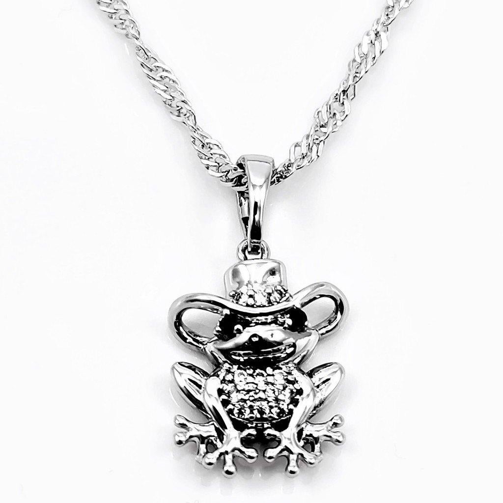 Gerhodineerd XUPING Ketting met Kikker Hanger - Dames, Sieraden, Tassen en Uiterlijk, Kettingen, Birgitta-Gracht 33, 6465 EL Kerkrade, Nederland