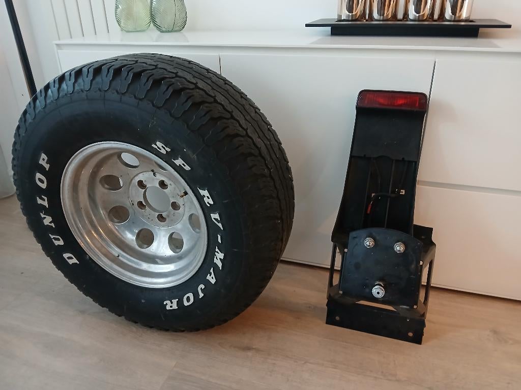 3 Reservewielen Wrangler 5x4,5 - GRAKU Chevy Reserve 5x4,75, Auto-onderdelen, Ophalen, Gebruikt, 15 inch, 275 mm