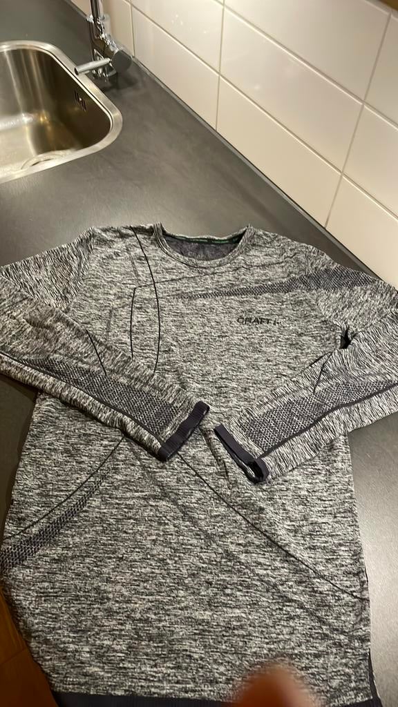 Craft thermo shirt 158/164 grijs, Ophalen of Verzenden, Zo goed als nieuw, Jongen of Meisje, Shirt of Longsleeve