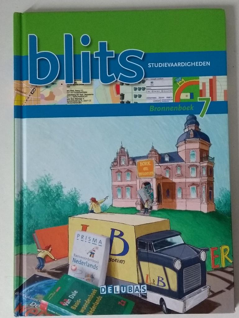 9789053001615 Blits Studievaardigheden, Bronnenboek 7, Boeken, Verzenden, Zo goed als nieuw, Overige niveaus