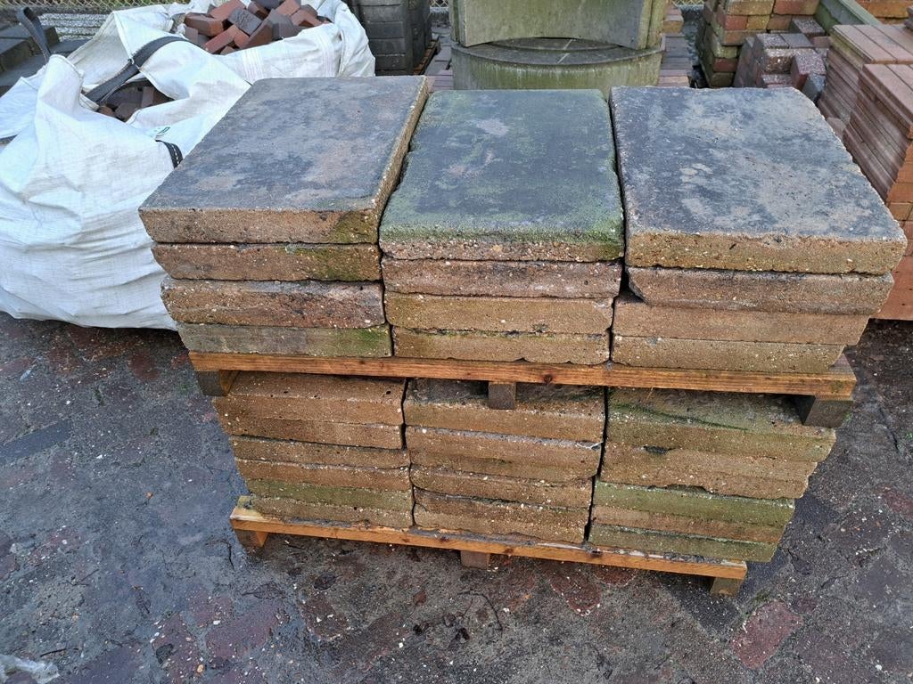 betontegels 40x60cm grijs partij, Ophalen, Nieuw, Beton, Terrastegels