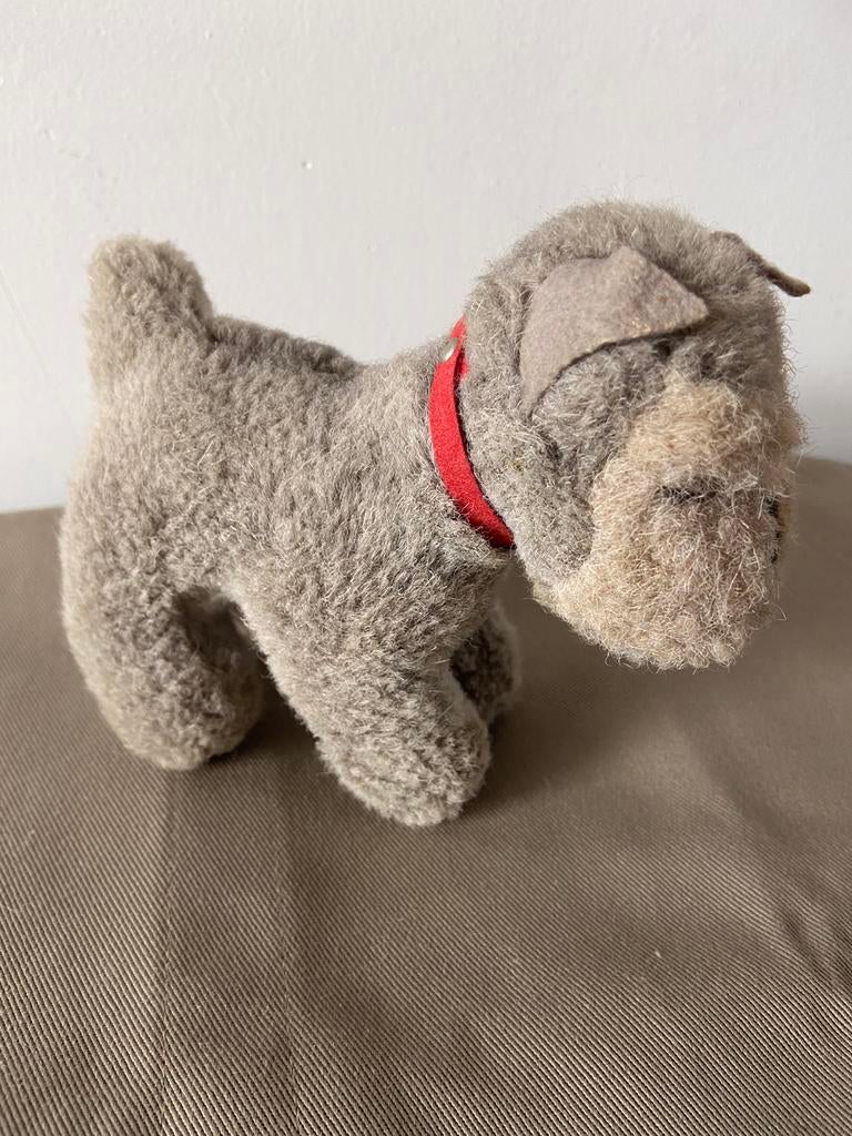 Steiff hondje cosy Schnauzer, 12cm, Ophalen of Verzenden