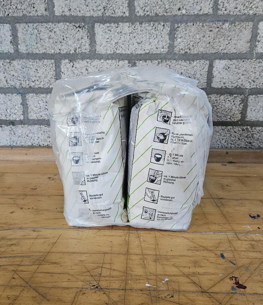 Modelgips Süba-Gips - 4 zakken van 5 kg = 20 kg, Ophalen of Verzenden, Nieuw