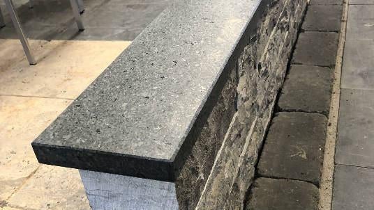 vijverranden muurafdekkers afdekplaten kleurvast basalt, Ophalen of Verzenden, Nieuw