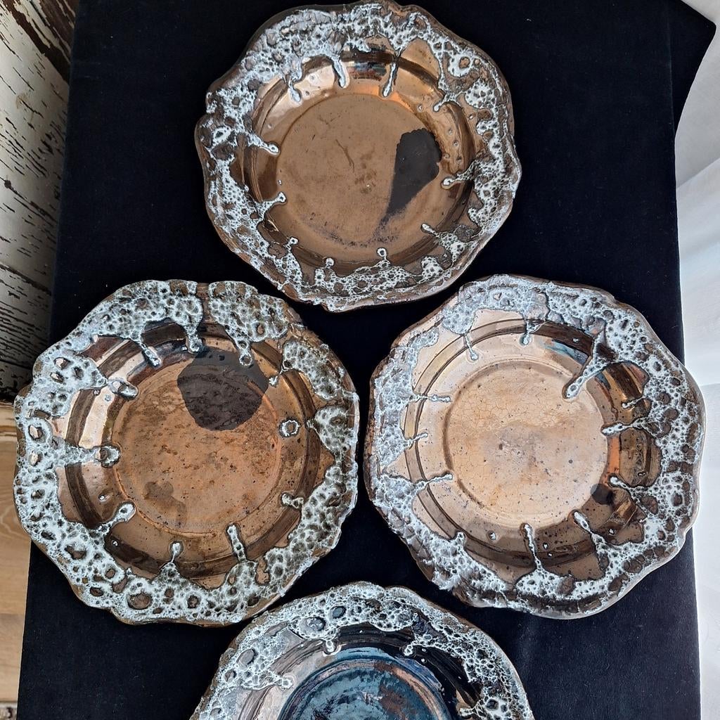 Retro servies fat lava borden Sans Patéres, Ophalen, Huis en Inrichting