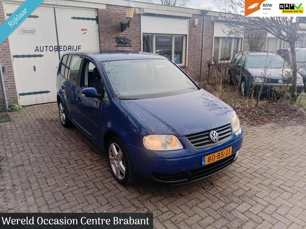 Volkswagen Touran 1.9 TDI automaat luxe grijs-kenteken, Auto's, Automaat, Gebruikt, Volkswagen, Origineel Nederlands