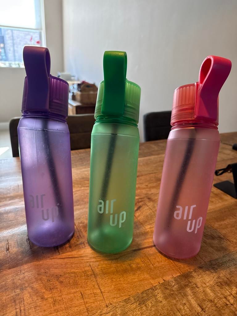 Air Up drinkflessen - Set van 3 per stuk 5 euro, Sport en Fitness, Bidons, Ophalen of Verzenden, Gebruikt