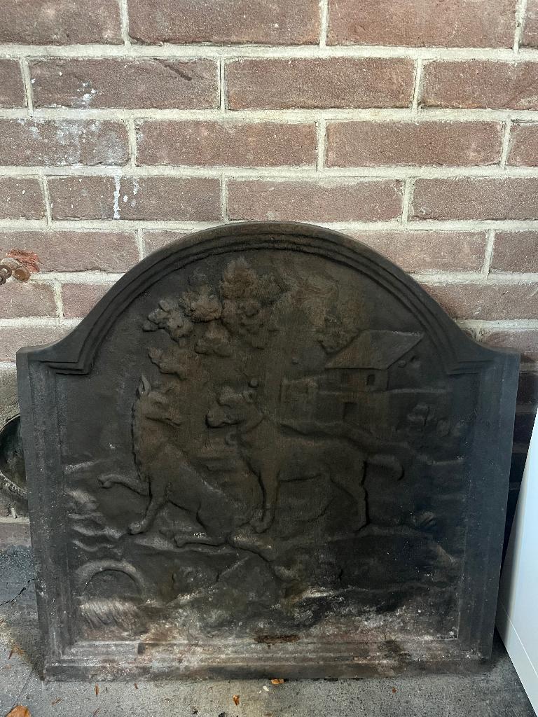 Openhaard plaat, Ophalen, Gebruikt, Vrijstaande haard, Houthaard