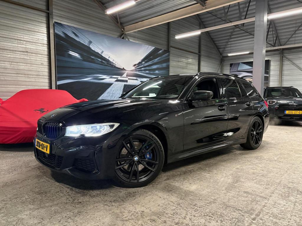 BMW 3-serie Touring M340i xD High Executive | M3 | Laser | H, 1780 kg, Zwart, Leder, Vierwielaandrijving