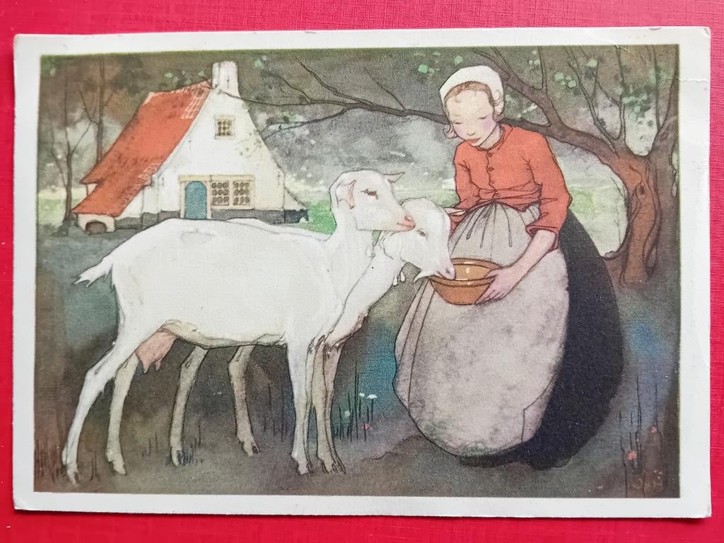Ansichtkaart Voor het Kind 1937, Ophalen of Verzenden, 1920 tot 1940, Kinderen