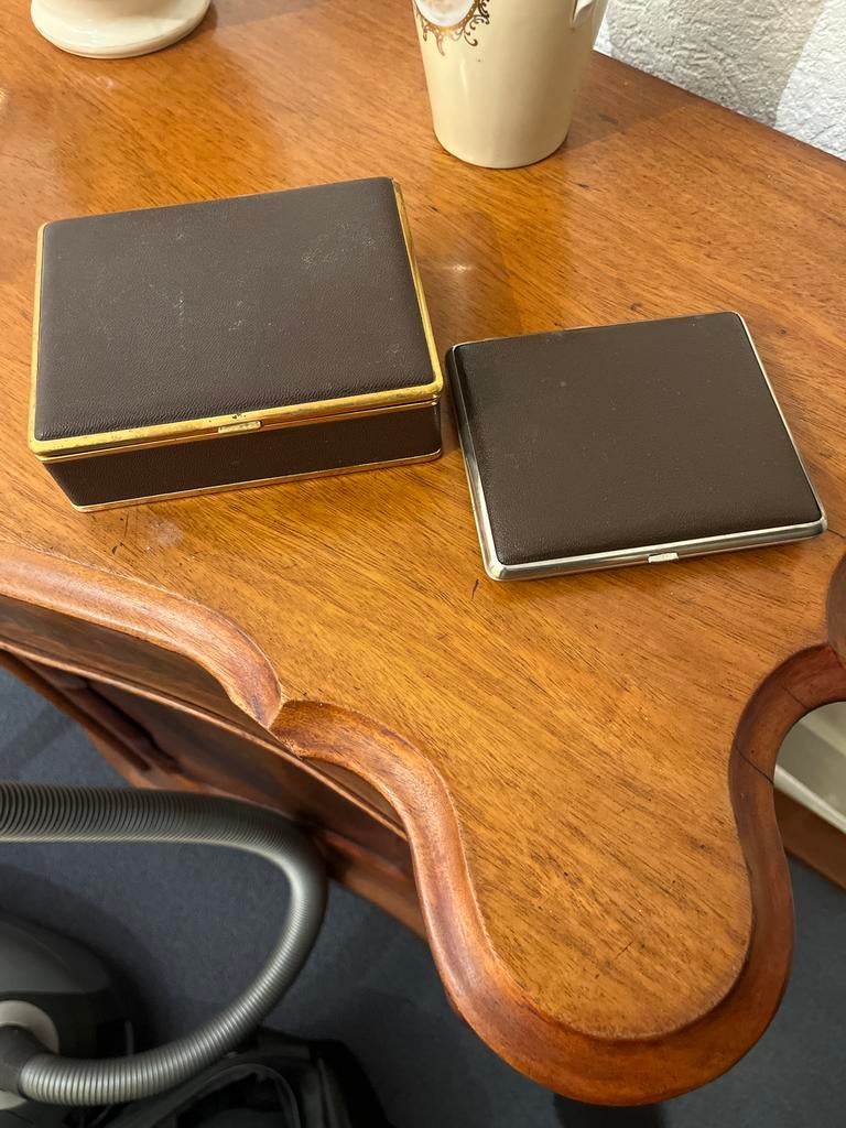 Vintage sigarettendoosjes set, Ophalen of Verzenden, Gebruikt