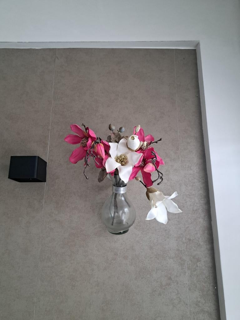 Riviera Maison Hangvaas met houder, Overige kleuren, Ophalen of Verzenden, Minder dan 50 cm, Glas