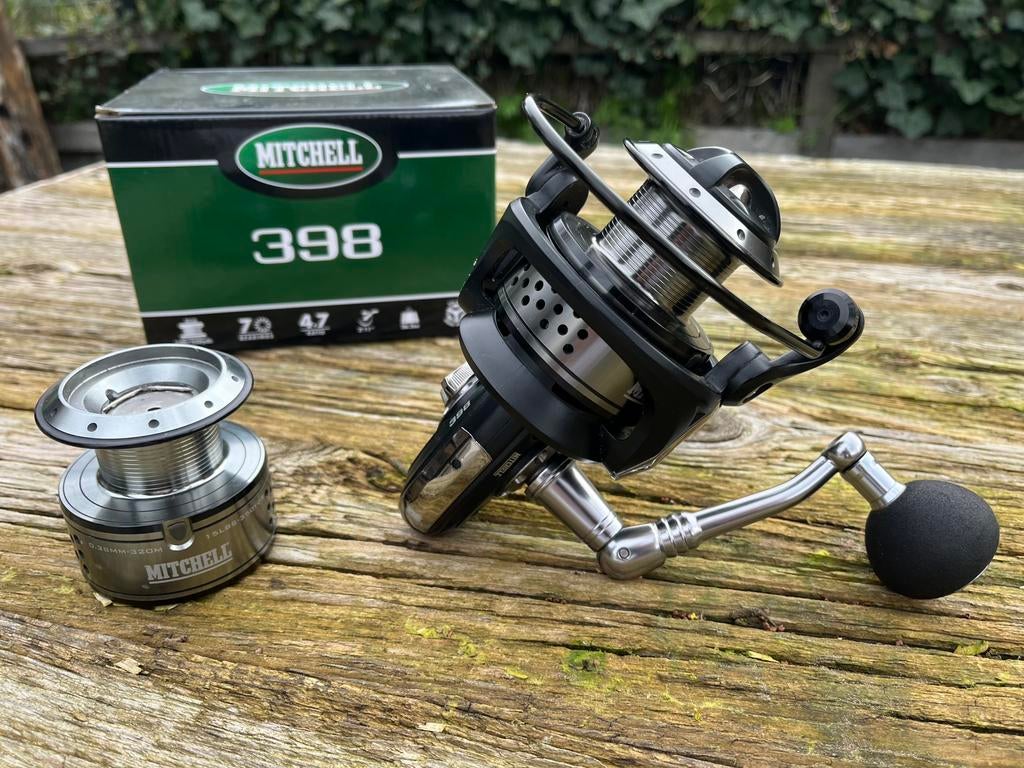 Mitchell 398, Watersport en Boten, Hengelsport | Zeevissen, Ophalen of Verzenden, Molen