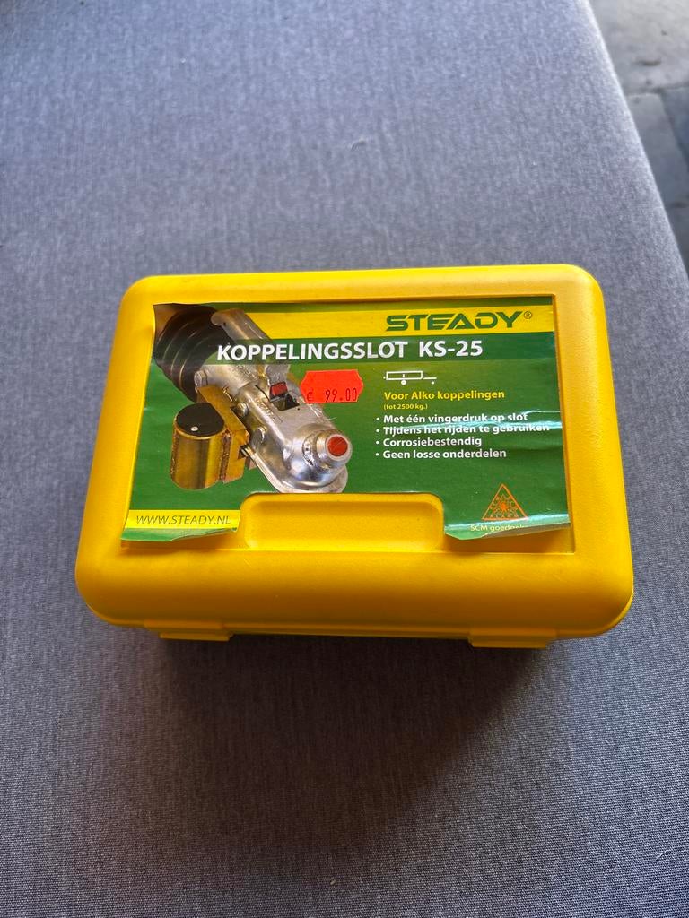 Koppelingsslot KS-25 voor Alko koppelingen, Caravans en Kamperen, Ophalen, Zo goed als nieuw