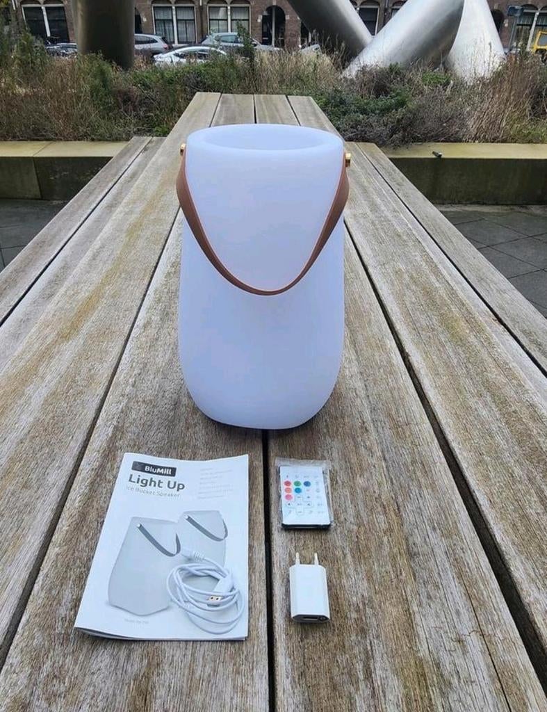 BluMill Wine Cooler, Lamp, Party Lighting Ice Bucket Nieuw, Ophalen of Verzenden, Nieuw, Minder dan 50 cm, Minder dan 5 flessen