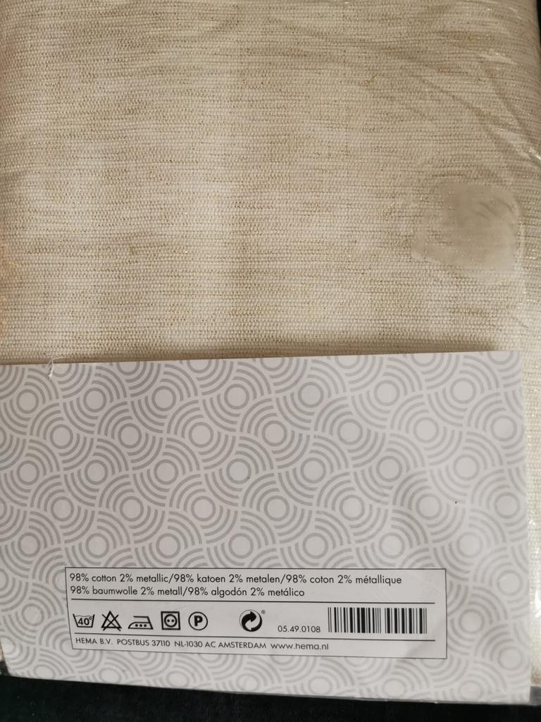 Hema Chambray tafelkleed 240x140 cm, Ophalen of Verzenden, Nieuw, Rechthoek, Binnen