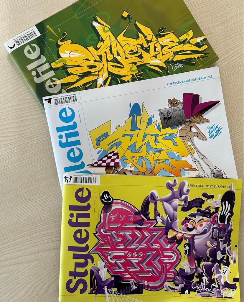 Graffiti tijdschriften Stylefile - Set van 3, Ophalen of Verzenden, Gelezen, Overige typen