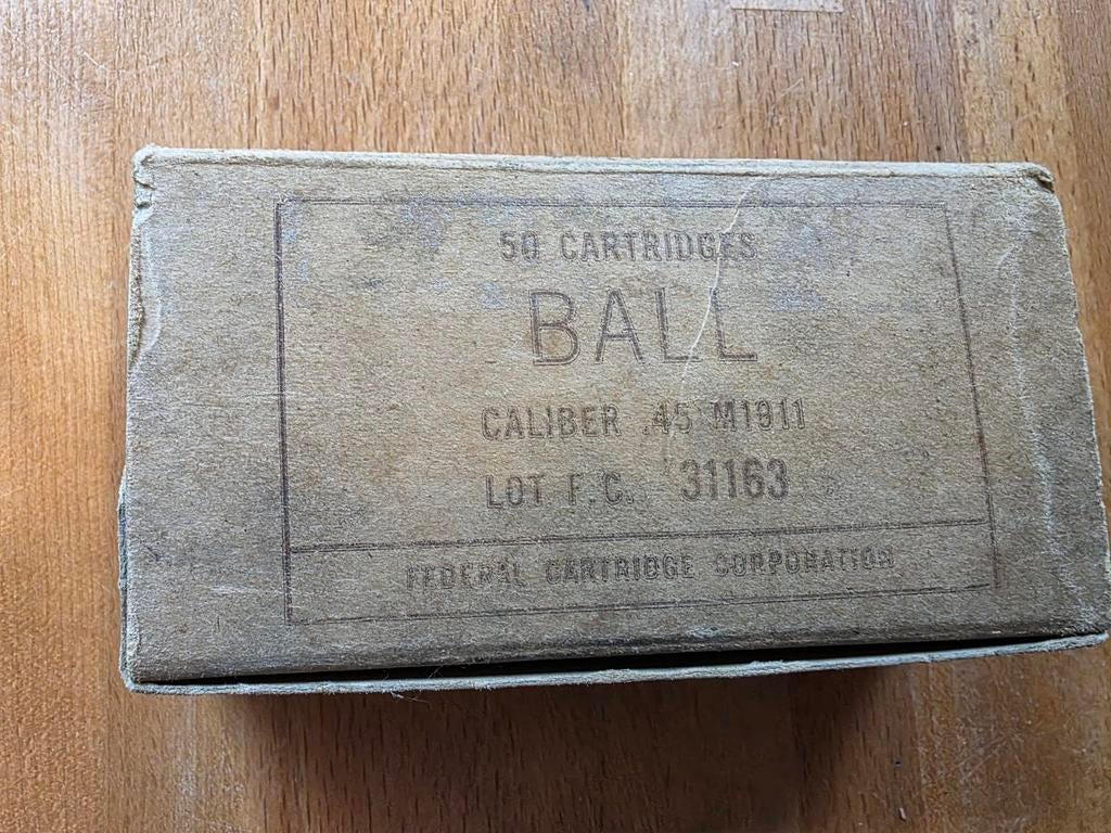 Colr 45 munitie doosje., Ophalen of Verzenden, Landmacht, Amerika, Kist of Geocache