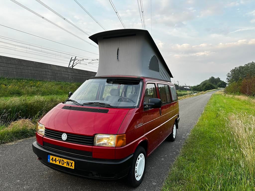 Volkswagen California T4 camper. Bouwjaar 1991., Caravans en Kamperen, Campers, Buscamper of Camperbus, Volkswagen, Particulier