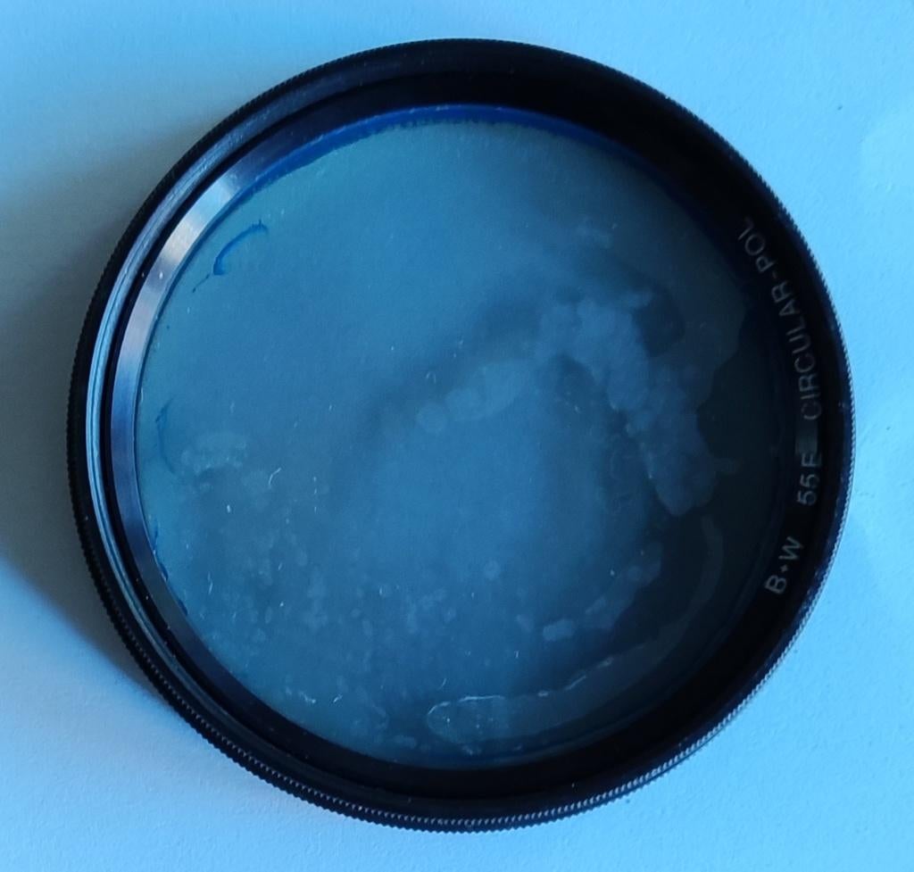 UV filter voor fotografie B+W 55F circulair-pol, Ophalen of Verzenden, Gebruikt, UV-filter