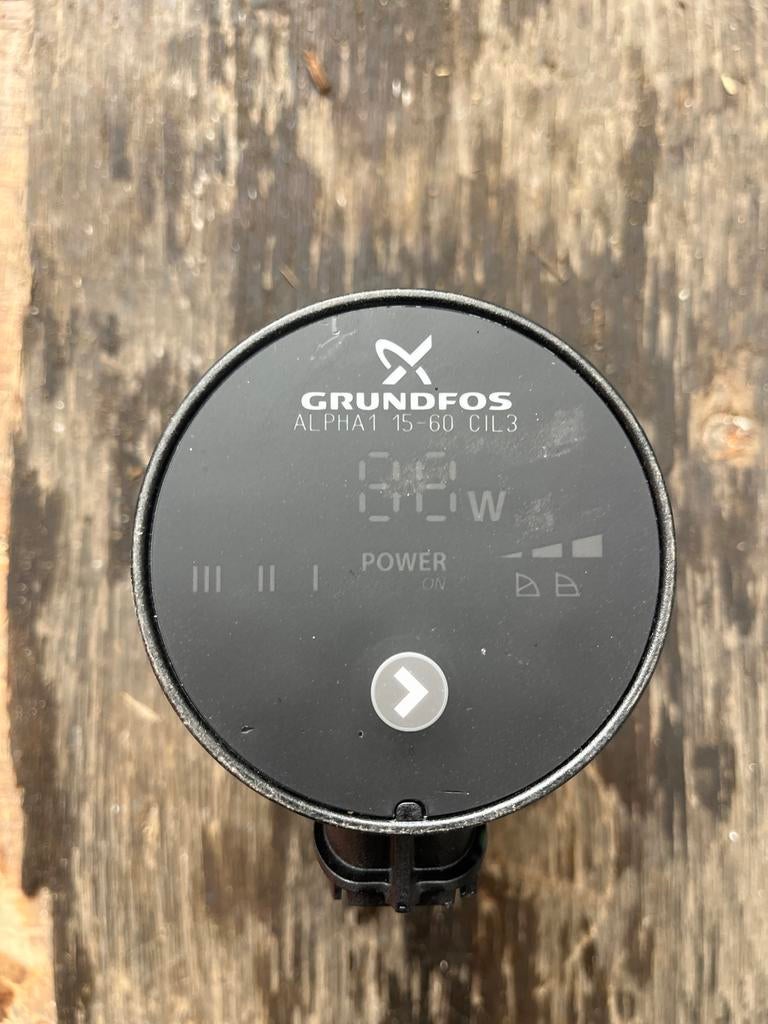 Grundfos ALPHA1 15-60 CIL3 CV-pomp, Ophalen of Verzenden, Gebruikt, Minder dan 200 watt, Overige typen