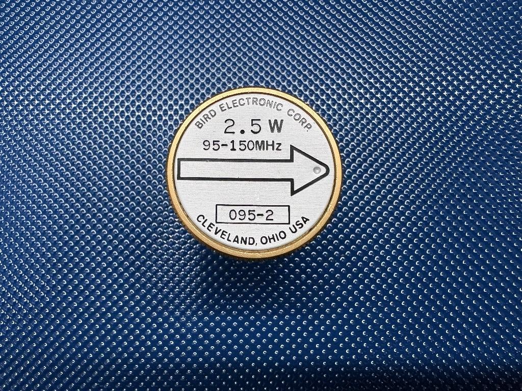 Bird 43 meetkopje 2,5 w  95-150 Mhz 095-2, Telecommunicatie, Ophalen of Verzenden, Gebruikt