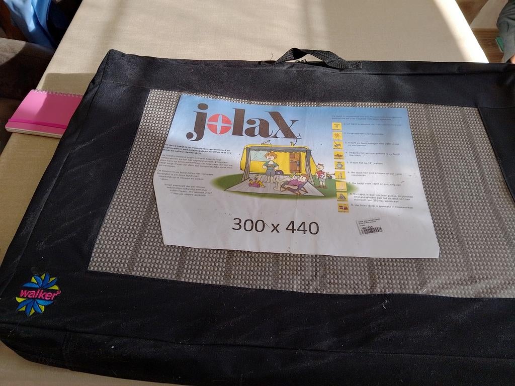 Jolax tenttapijt 300  440, Caravans en Kamperen, Ophalen, Nieuw, Tot en met 2