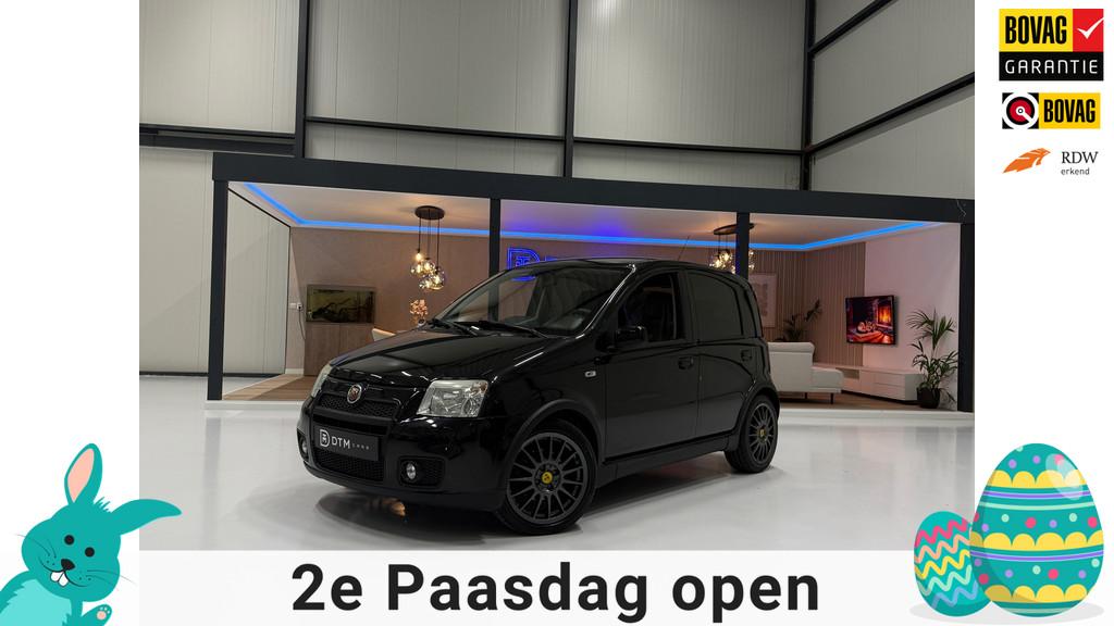 Fiat Panda 1.4 16V Sport Navi Sportuitlaat Carbon Elekt. Ram, Voorwielaandrijving, Gebruikt, Zwart, Bedrijf