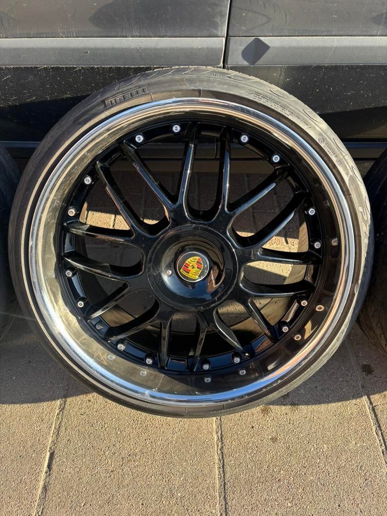 23 inch porsche cayenne velgen 5x130, Auto-onderdelen, Banden en Velgen, Ophalen, Overige maten, Zomerbanden, Velg(en)