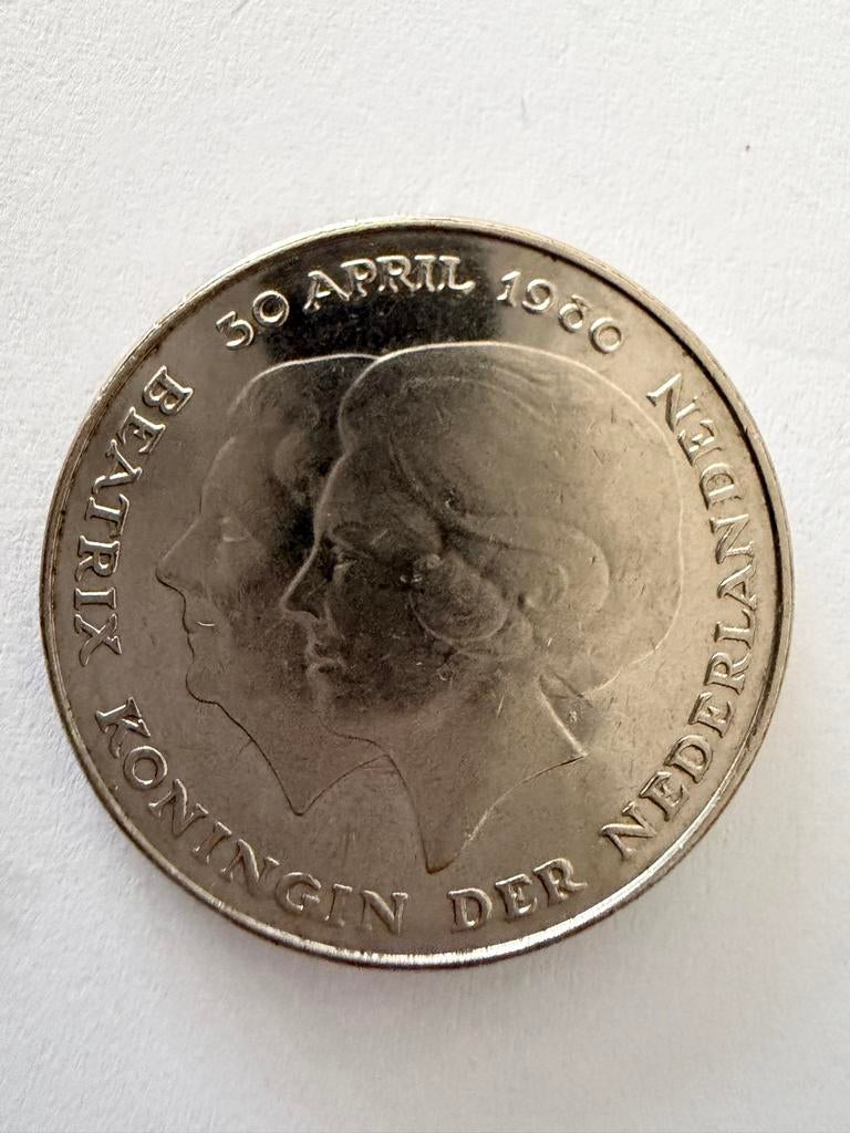 2,5 Gulden Munt 1980 Beatrix Juliana, Postzegels en Munten, Munten | Nederland, Koningin Juliana, Zilver, Ophalen of Verzenden