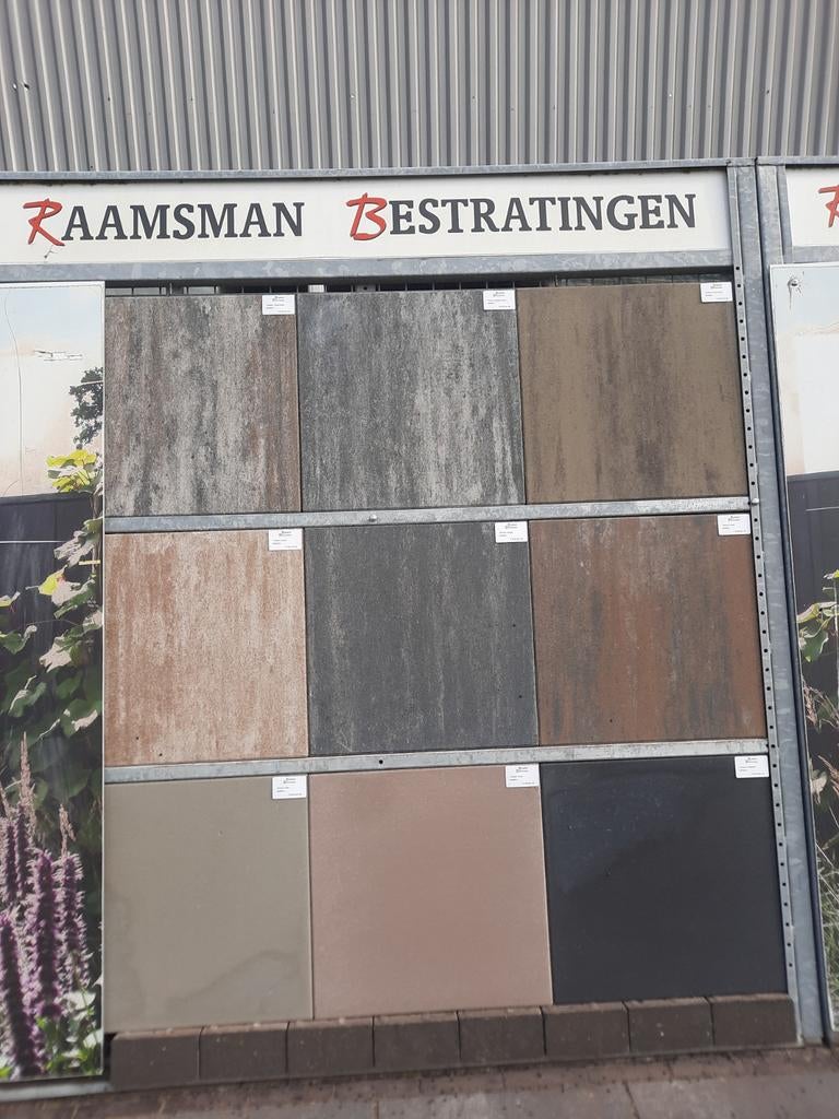 Tuintegels 60x60x4, Ophalen, Nieuw, Beton, Terrastegels