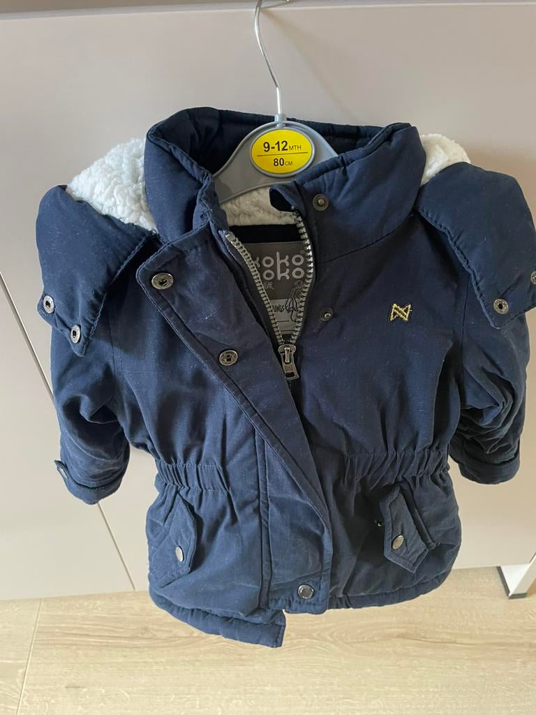 Koko noko winterjas donkerblauw maat 74, Ophalen, Zo goed als nieuw