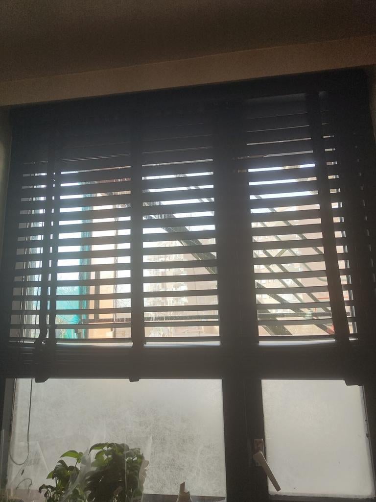 Jaloezieën zwart pvc, Ophalen of Verzenden