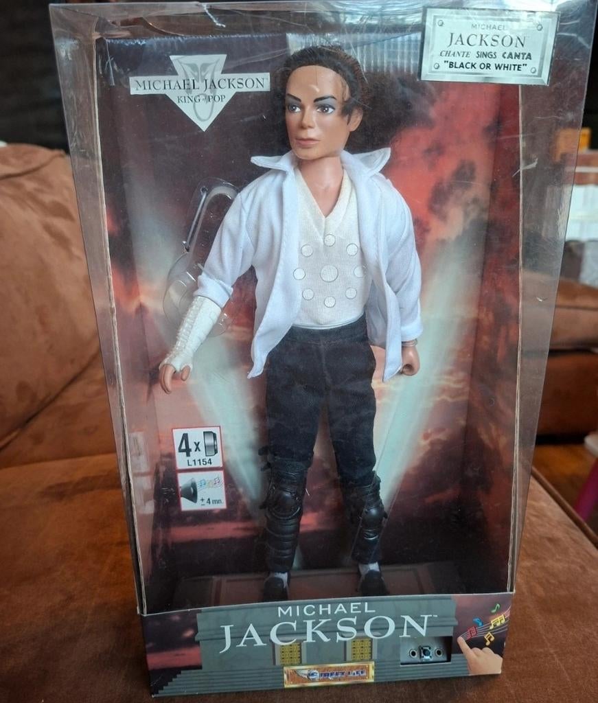 Michael Jackson Zingende Pop - Vintage uit 1995, Ophalen of Verzenden, Nieuw, Pop