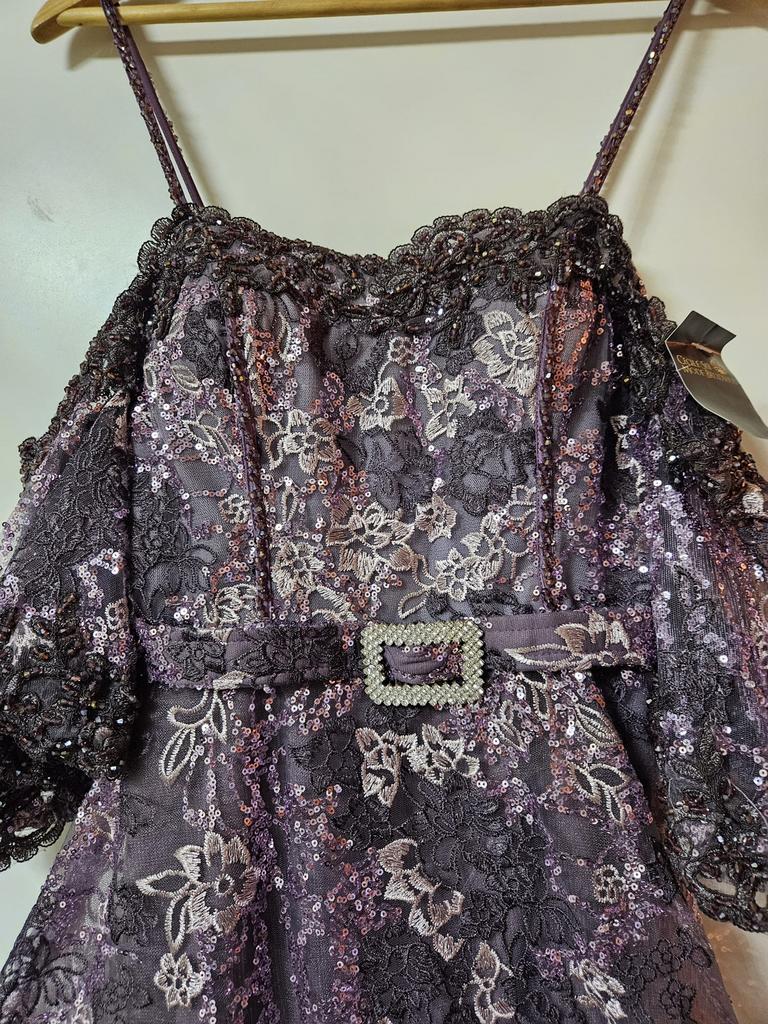 Mooi galajurk, Maat 38/40 (M), Paars, Nieuw, Ophalen of Verzenden