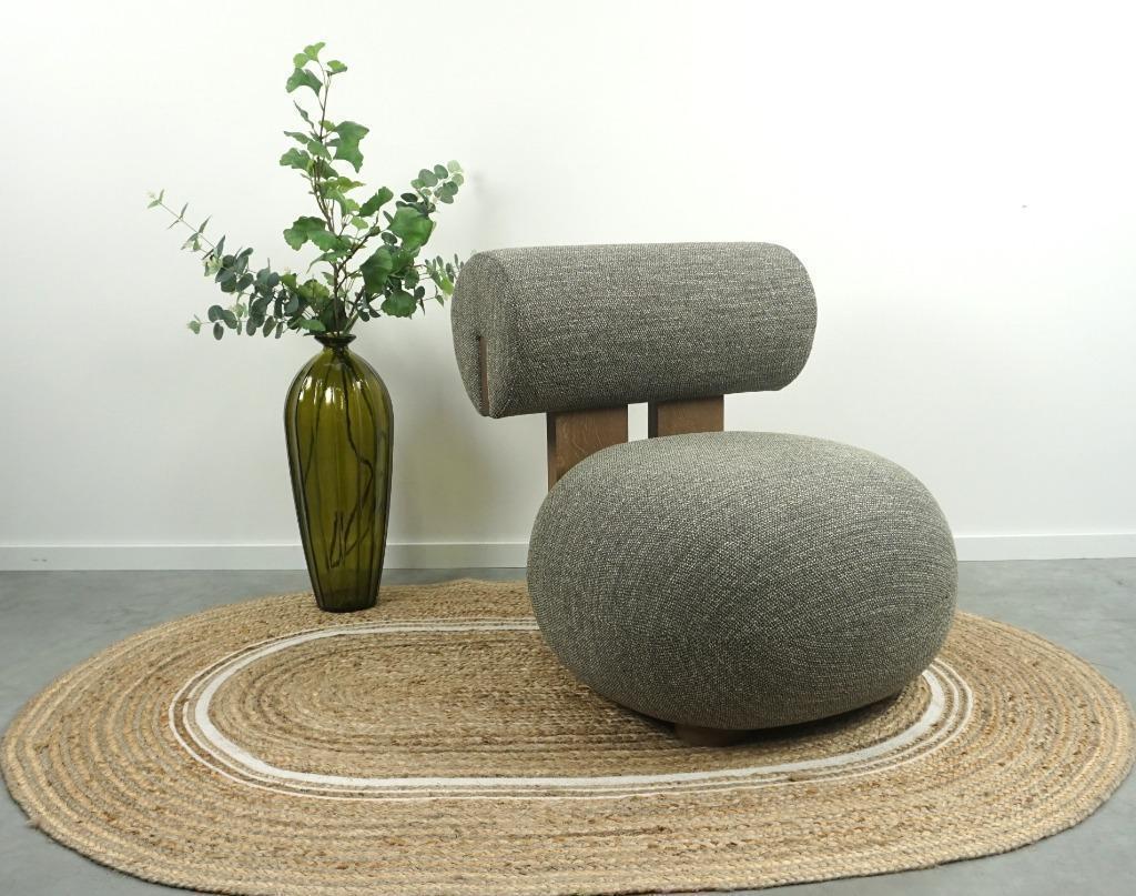 Norr11 Hippo Loungestoel ,design fauteuil, loungestoel groen, Gebruikt, -, Minder dan 75 cm, -