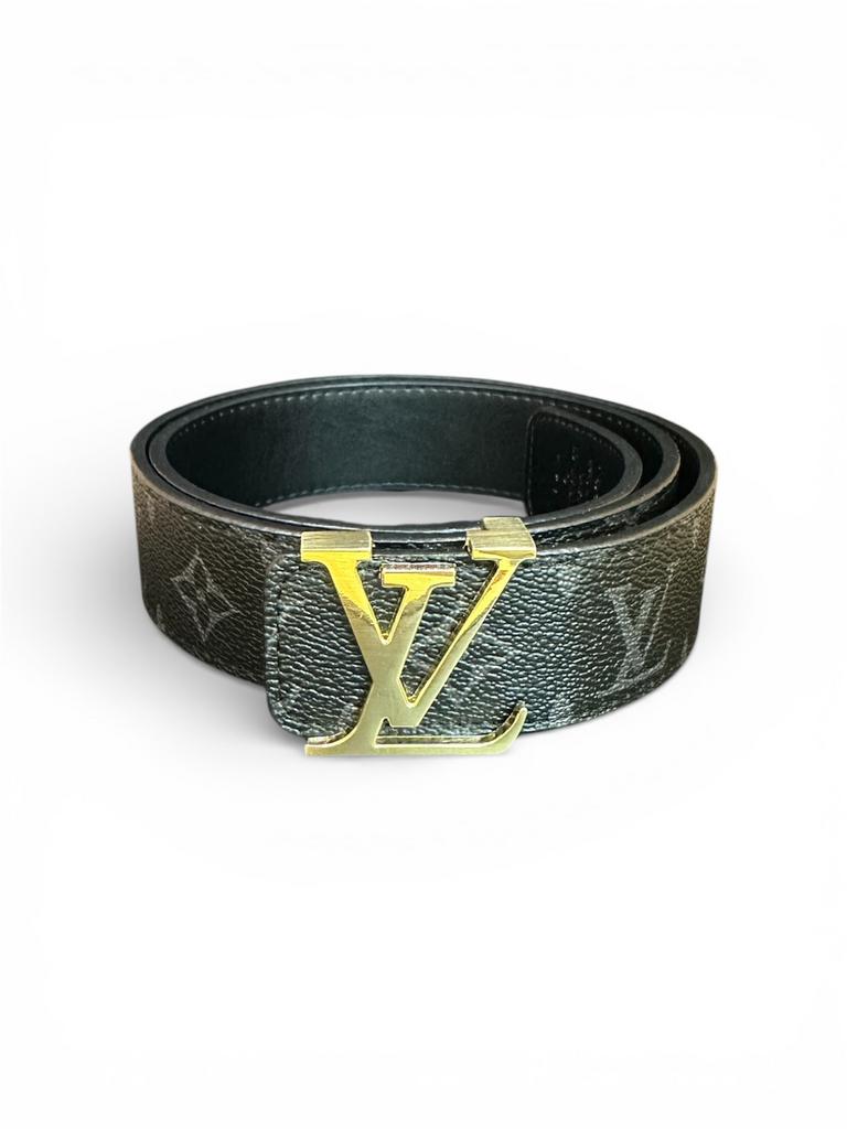 Zwarte LV Initials riem (105cm) | €60, Nieuw, Riem of Ceintuur, Echt leder, Zwart