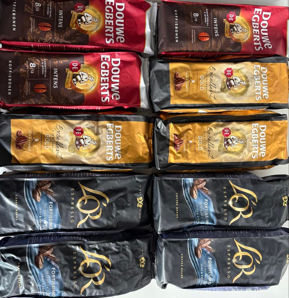 Koffiebonen Douwe Egberts en L'OR, Diversen, Ophalen