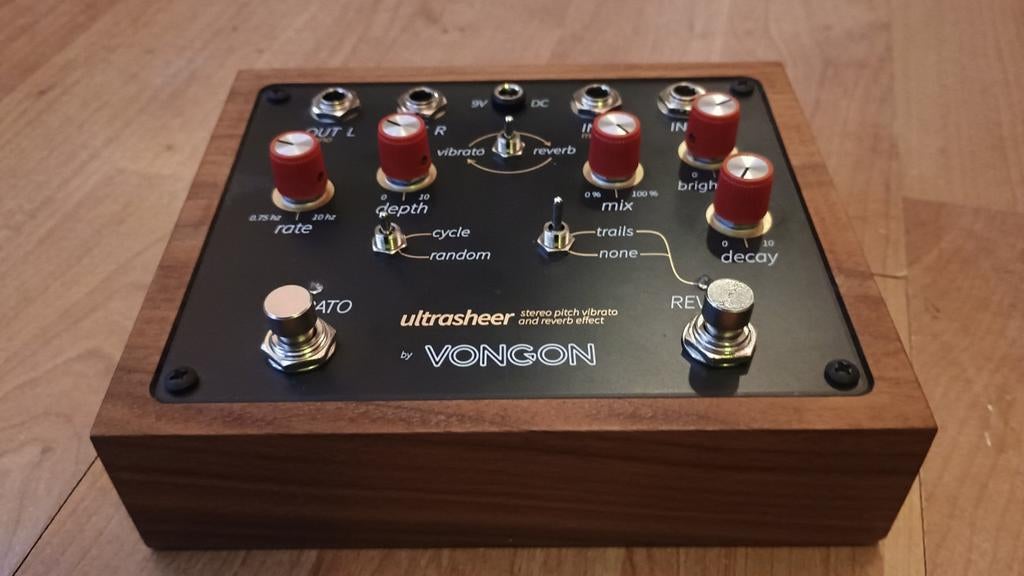 Vongon Ultrasheer stereo reverb + vibrato, Muziek en Instrumenten, Effecten, Ophalen of Verzenden, Nieuw, Reverb