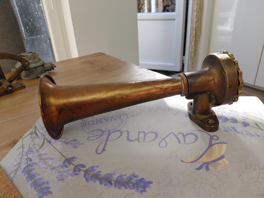 Luchthoorn messing, Watersport en Boten, Ophalen of Verzenden, Motor en Techniek, Zeilboot of Motorboot