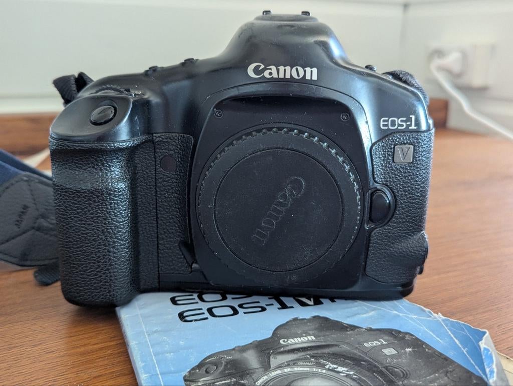 Canon EOS 1V body, Ophalen of Verzenden, Gebruikt, Spiegelreflex, Canon
