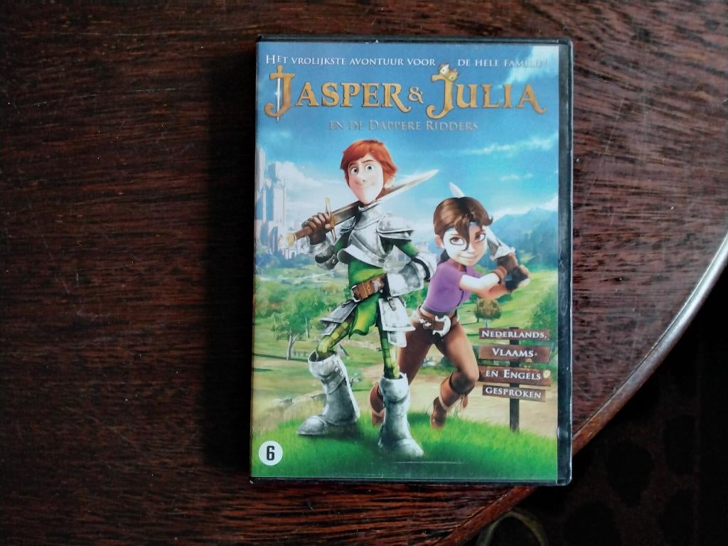 Jasper & julia en de dappere ridders, origineel, Cd's en Dvd's, Avontuur, Ophalen of Verzenden, Zo goed als nieuw, Vanaf 6 jaar