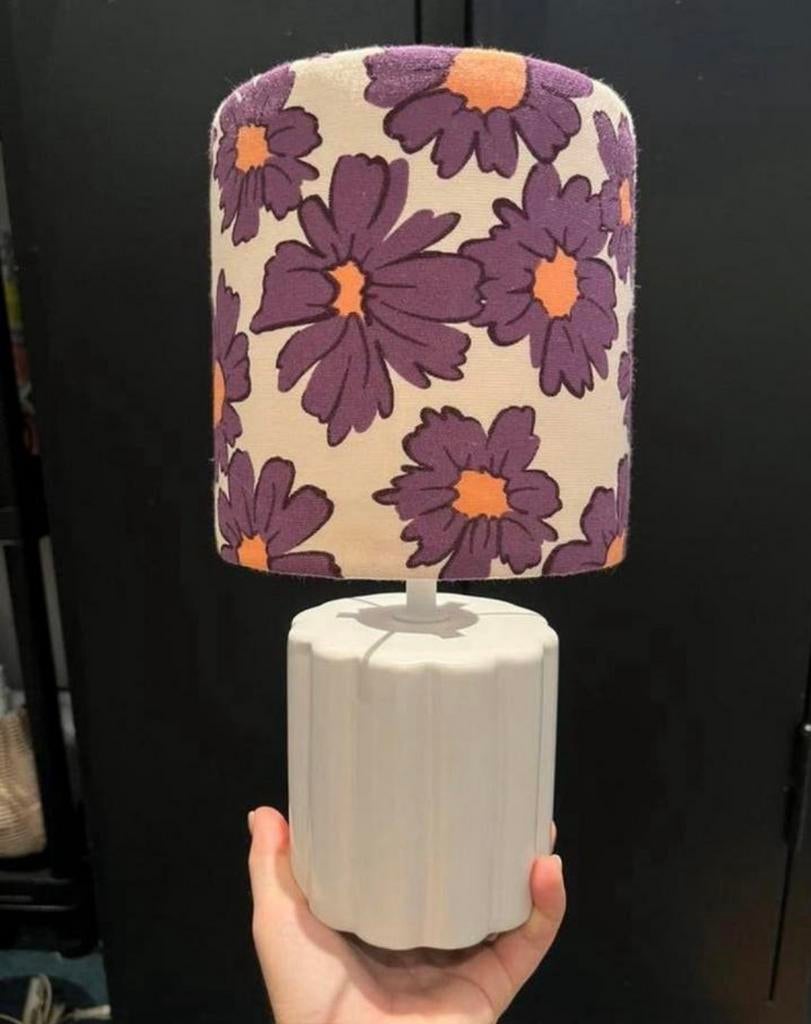 Leuke karakteristieke lampenvoet van kersmiek NIEUW, Ophalen of Verzenden, Zo goed als nieuw, Rond